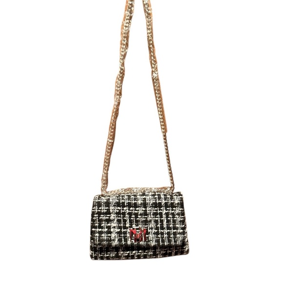 Badgley Mischka Bouclé Tweed Shoulder Bag - Picture 4 of 12